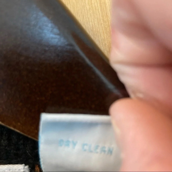 SNOWFLAKE TM  Sz XL 100% Wool Jacquard Brocade Detail Cardigan Sweater - Picture 6 of 11